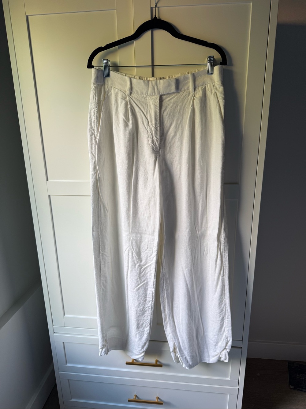A&F Sloane Tailored Wide Leg Pants, Linen